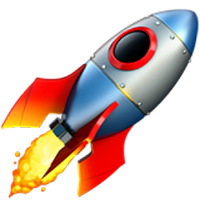 Rakete Icon Fortschritt Motivation